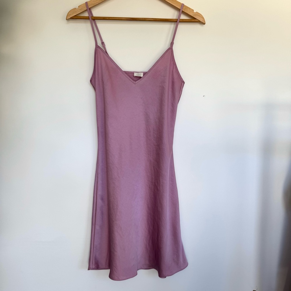 Aritzia Wilfred Only Slip Mini Dress